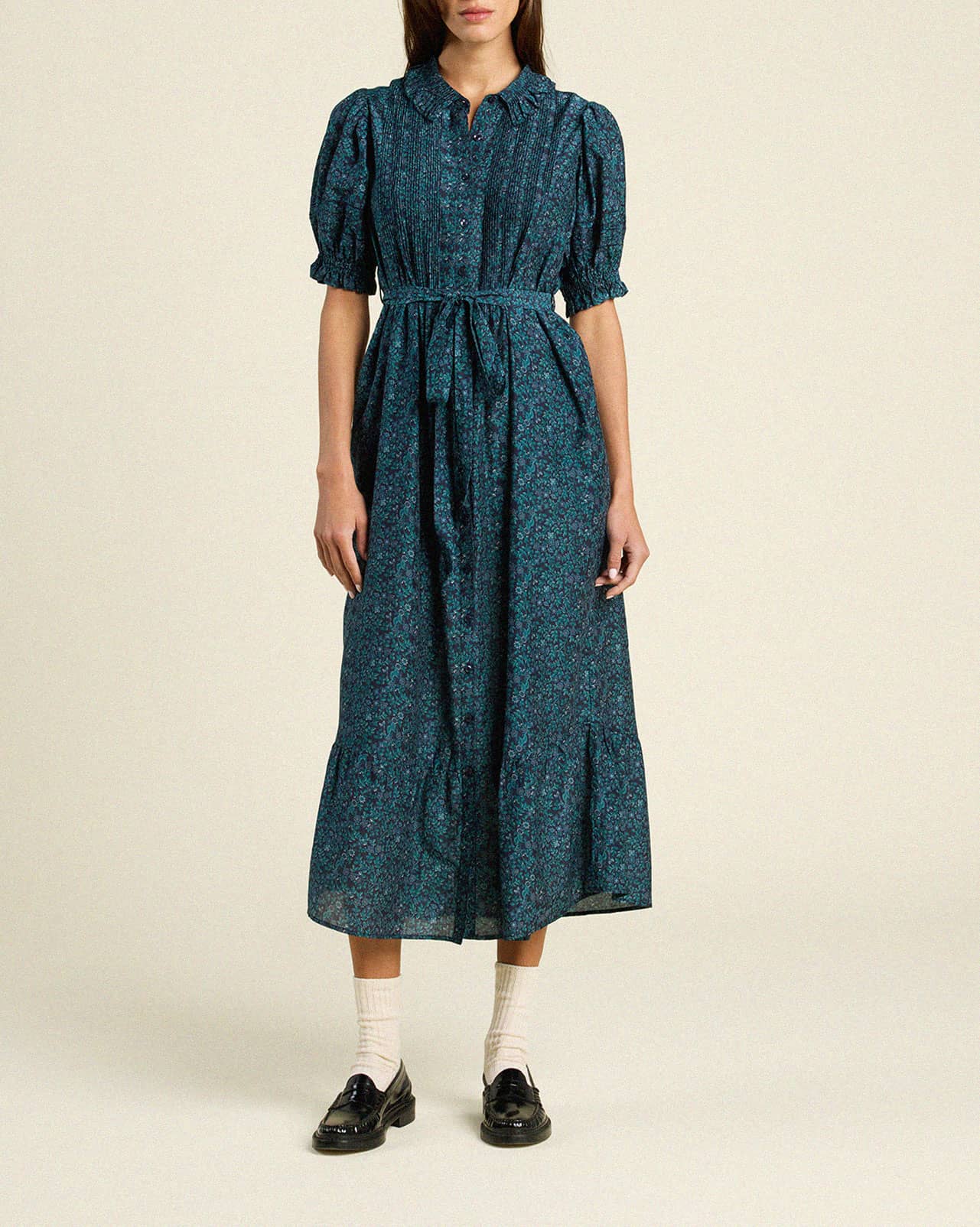 Camille Dress Blue Ridge Ditsy