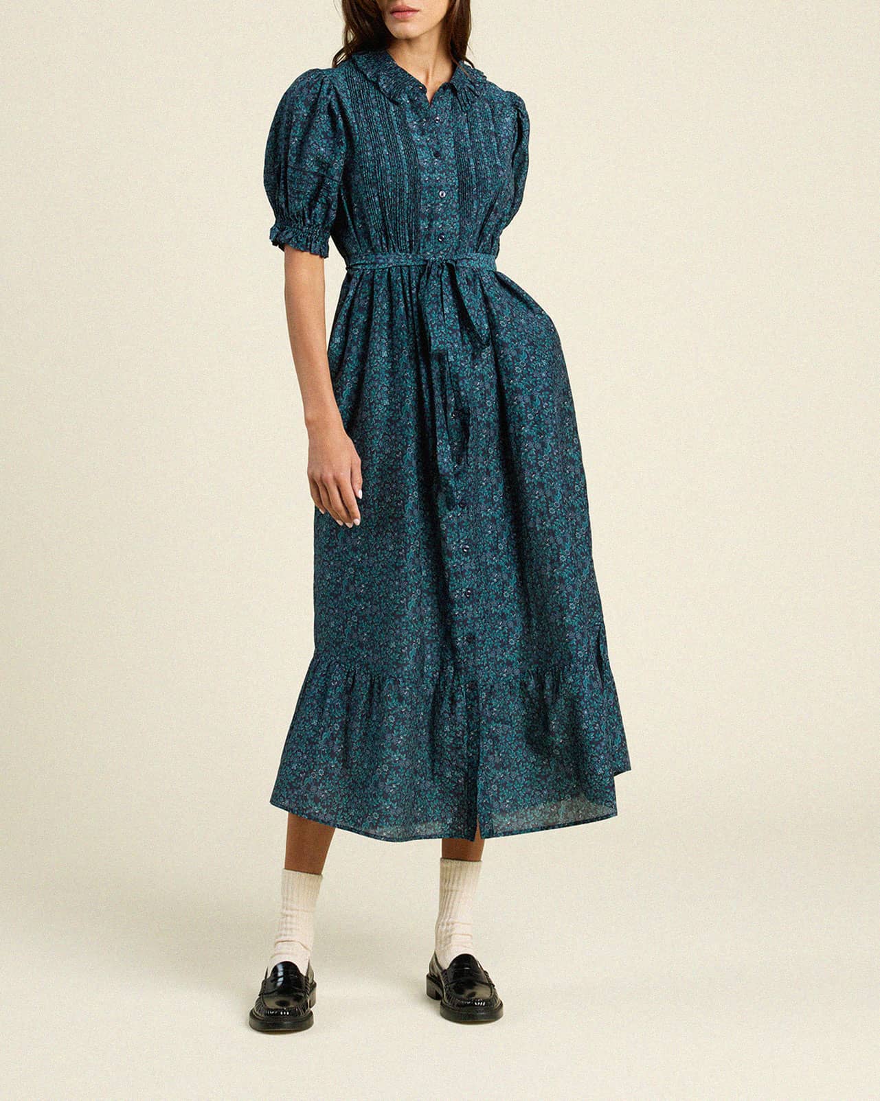 Camille Dress Blue Ridge Ditsy