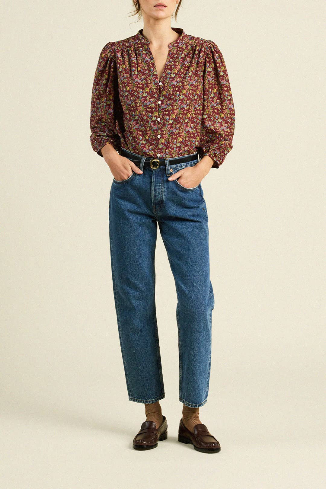 Maisey Blouse Brandied Pear