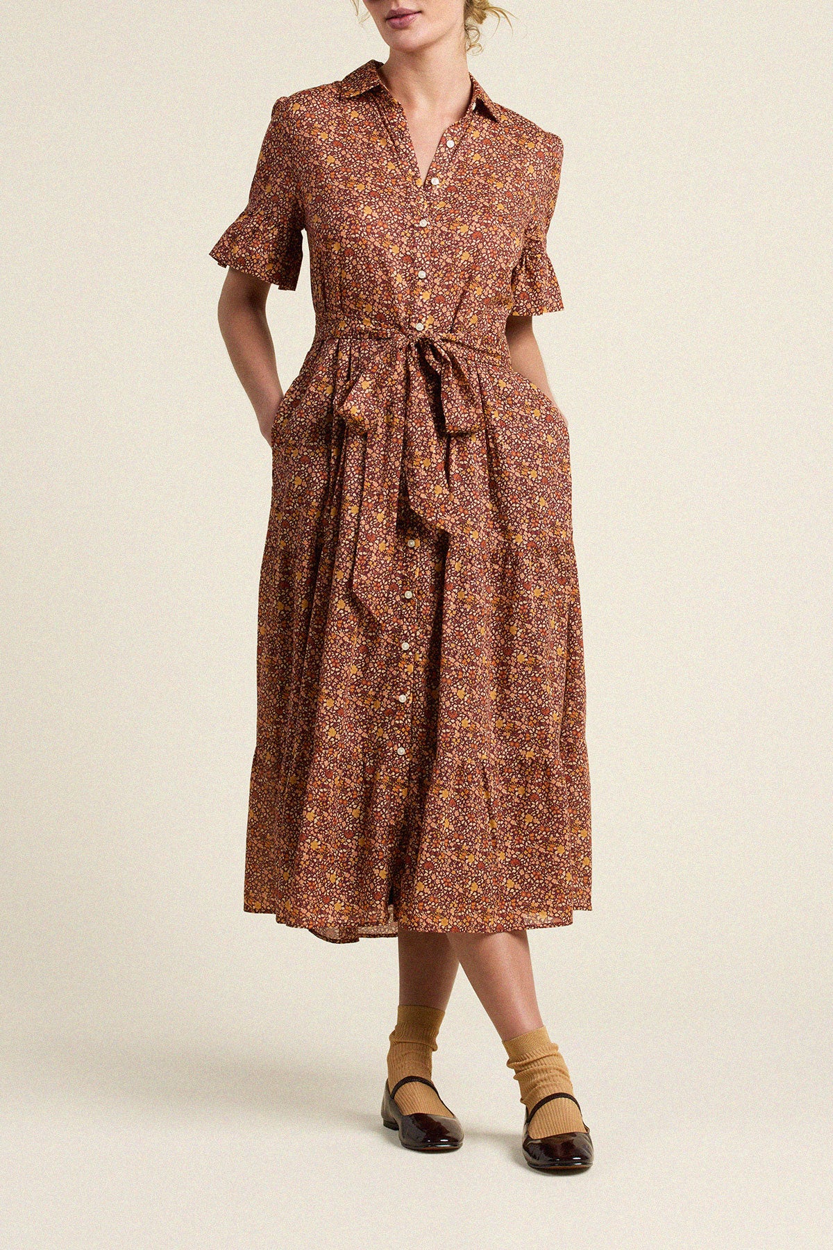 Trovata Martiana dress in Briarwood, cotton — view 3