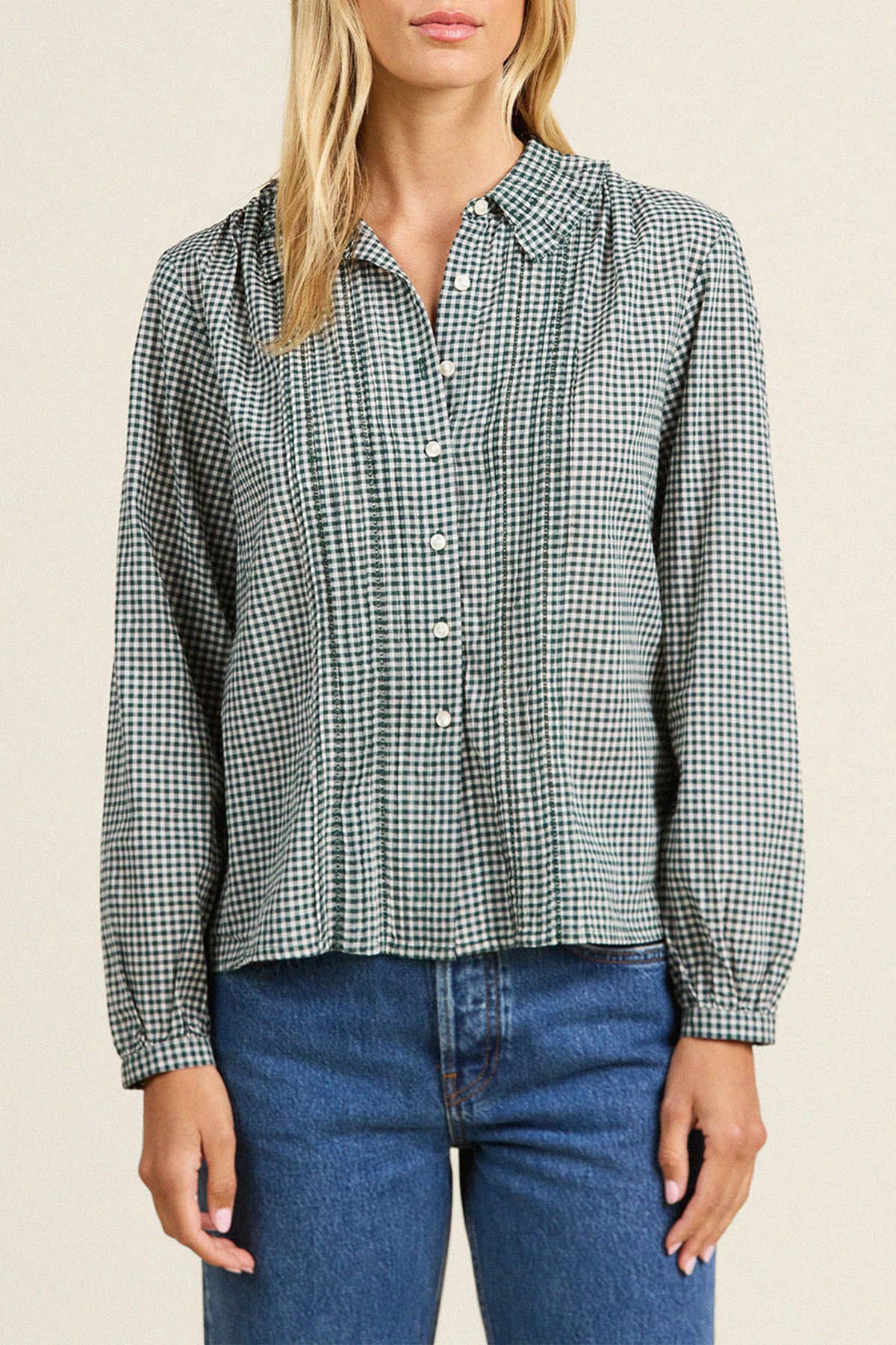 Alise Blouse Caspian Check