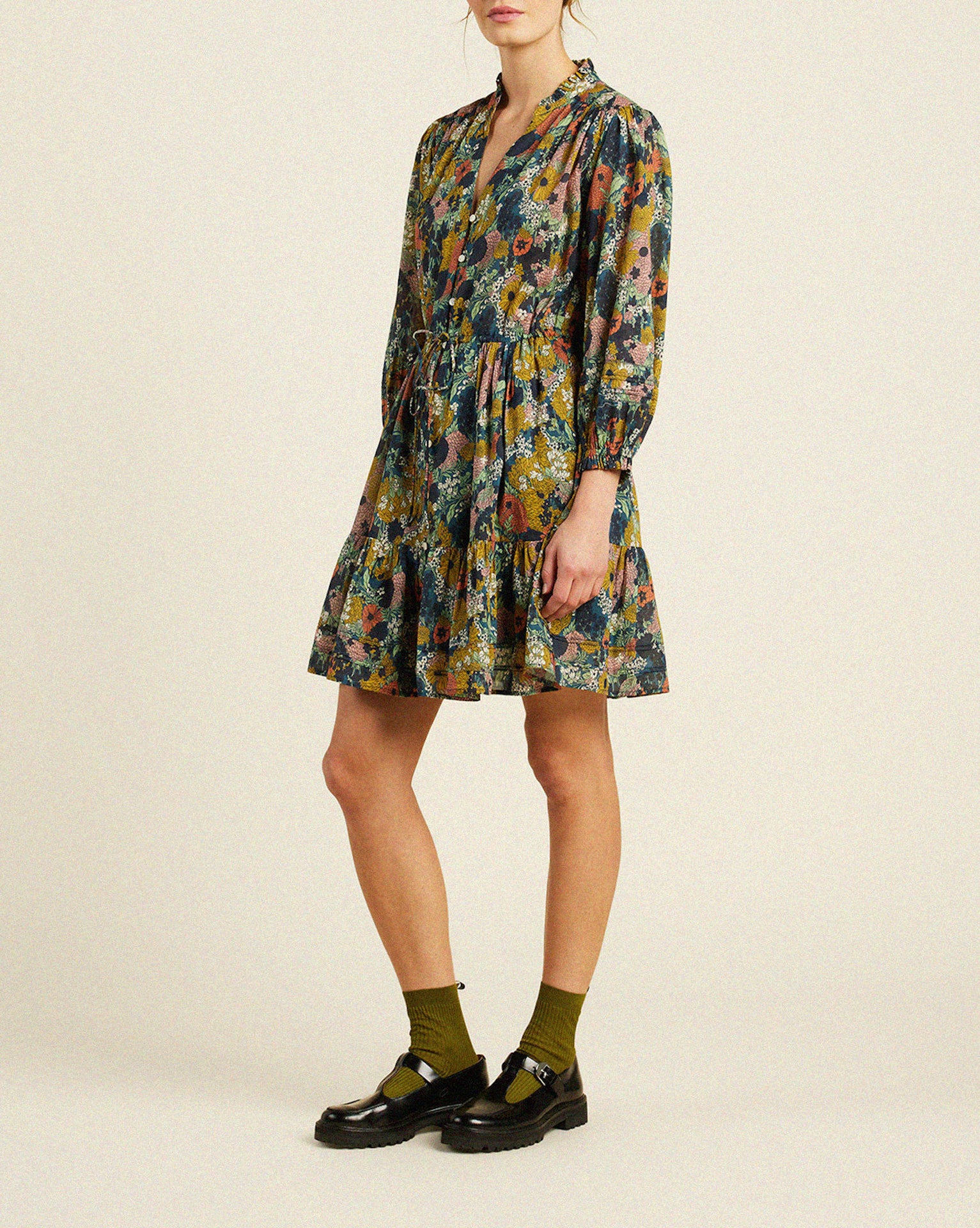Yulia Dress Deep Bramble