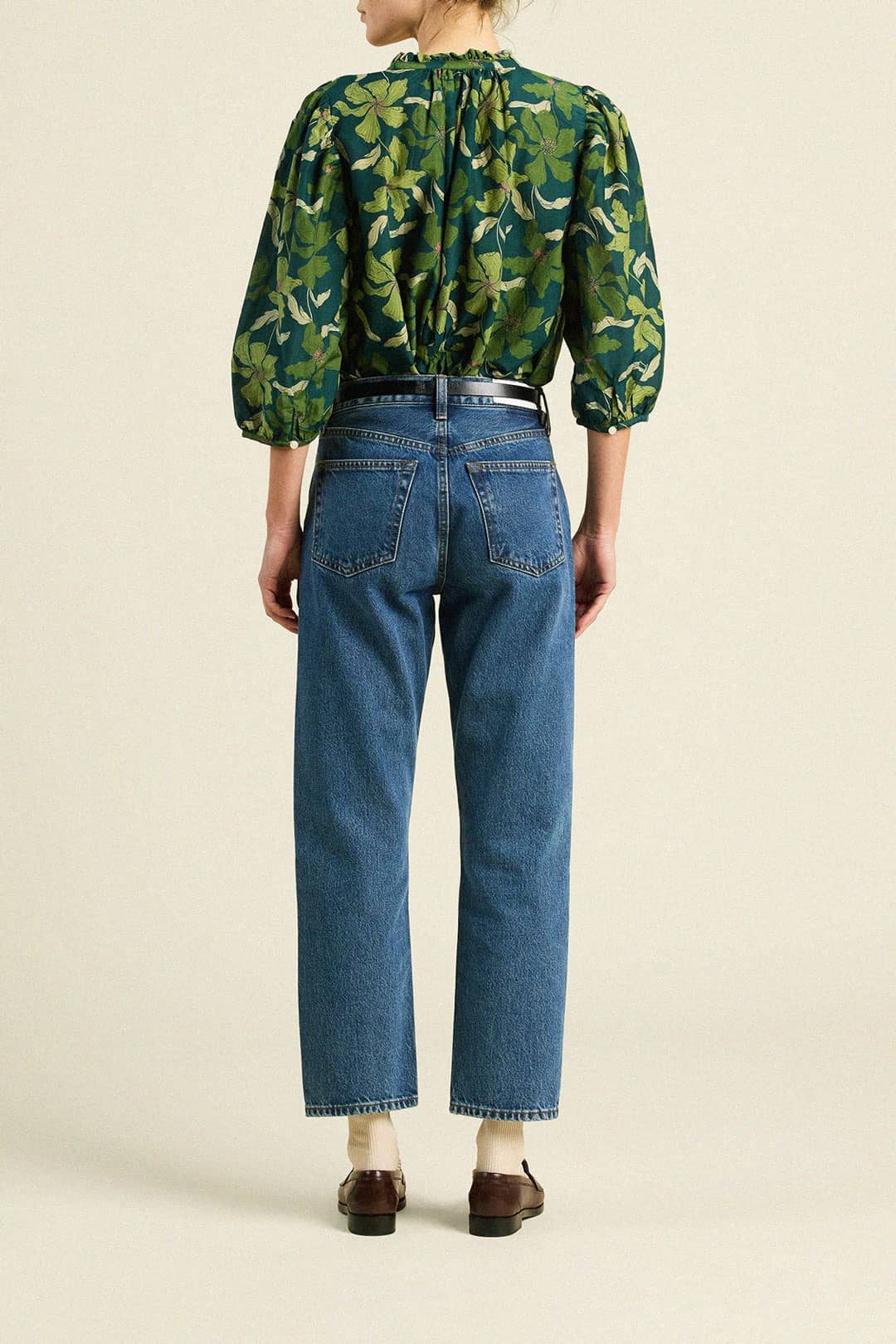 Orly Blouse Green Canopy