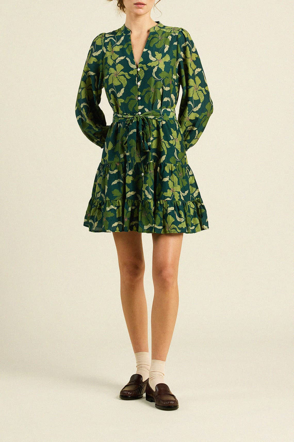 Celeste Dress Green Canopy