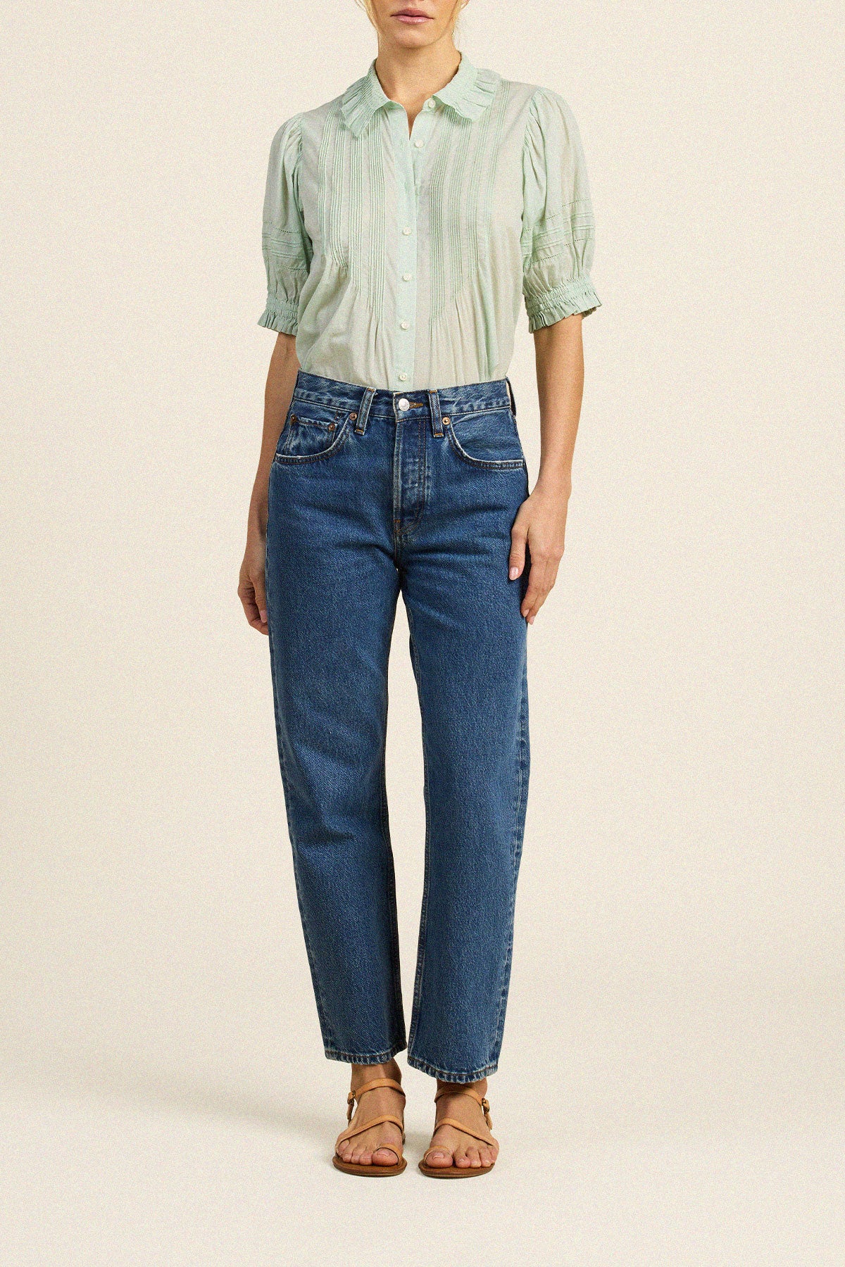 Jess Blouse Green Lilly