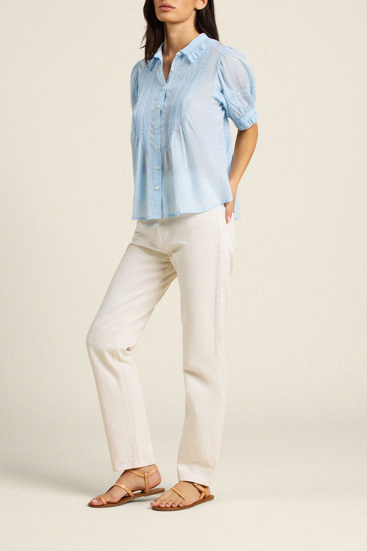 Jess Blouse Hydrangea