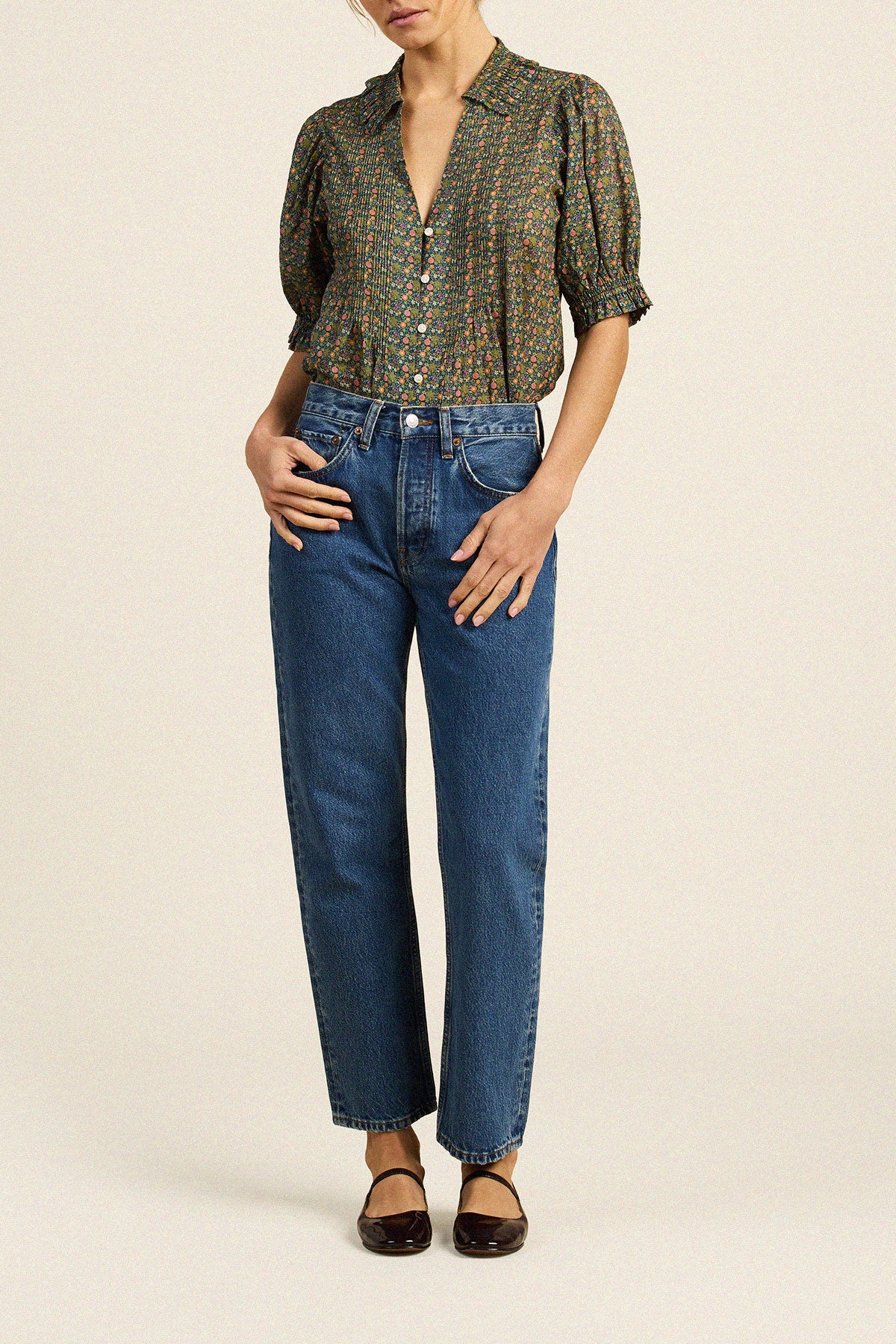 Trovata Amelie blouse in Ivy Road Ditsy, cotton — view 3