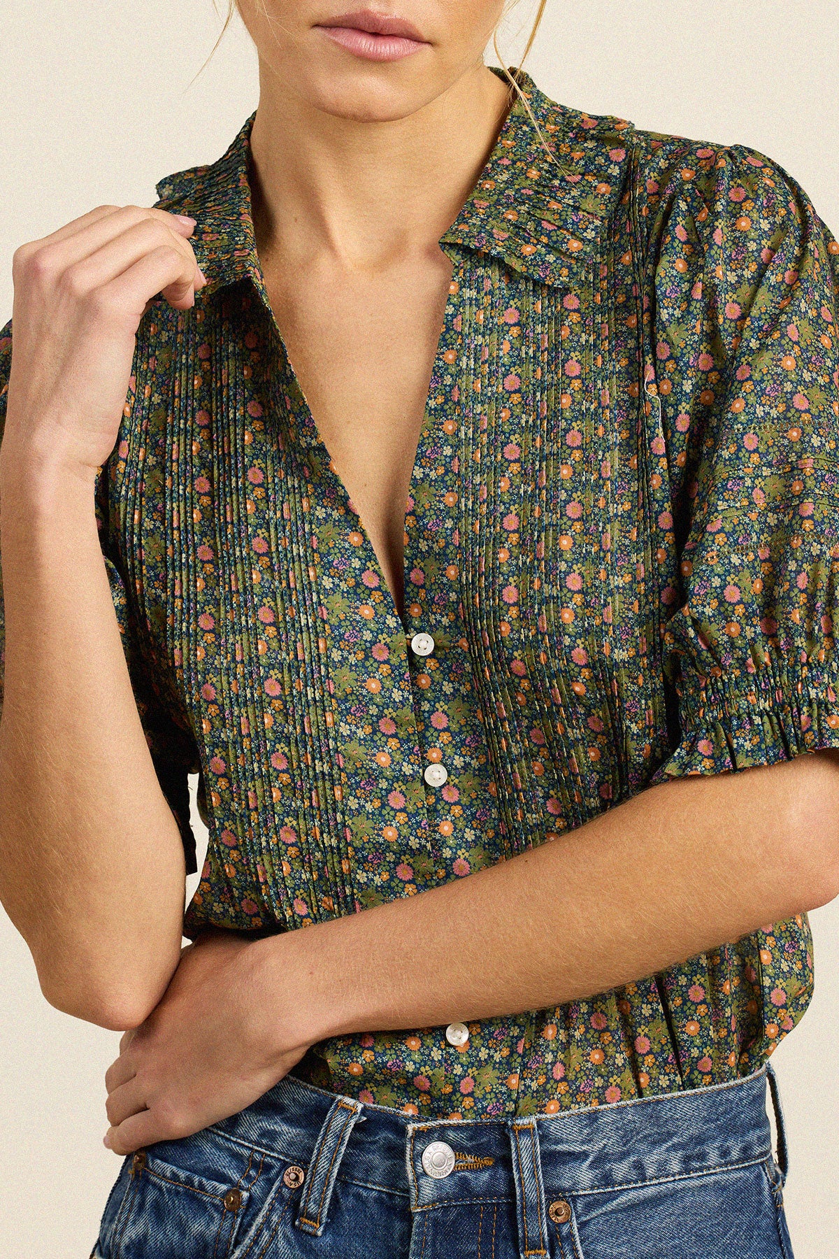Trovata Amelie blouse in Ivy Road Ditsy, cotton — view 2