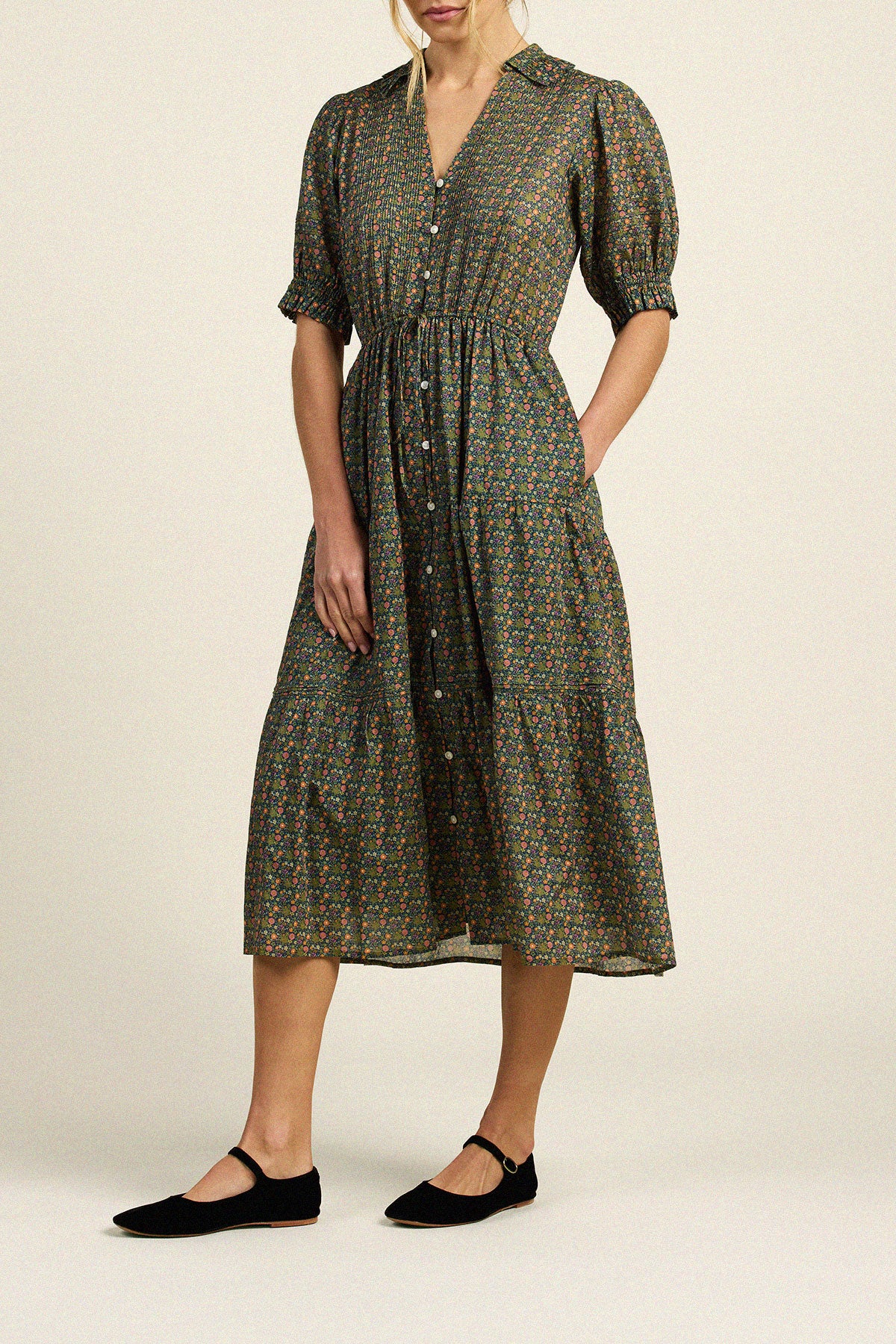 Trovata Yvette dress in Ivy Road Ditsy, cotton — view 3