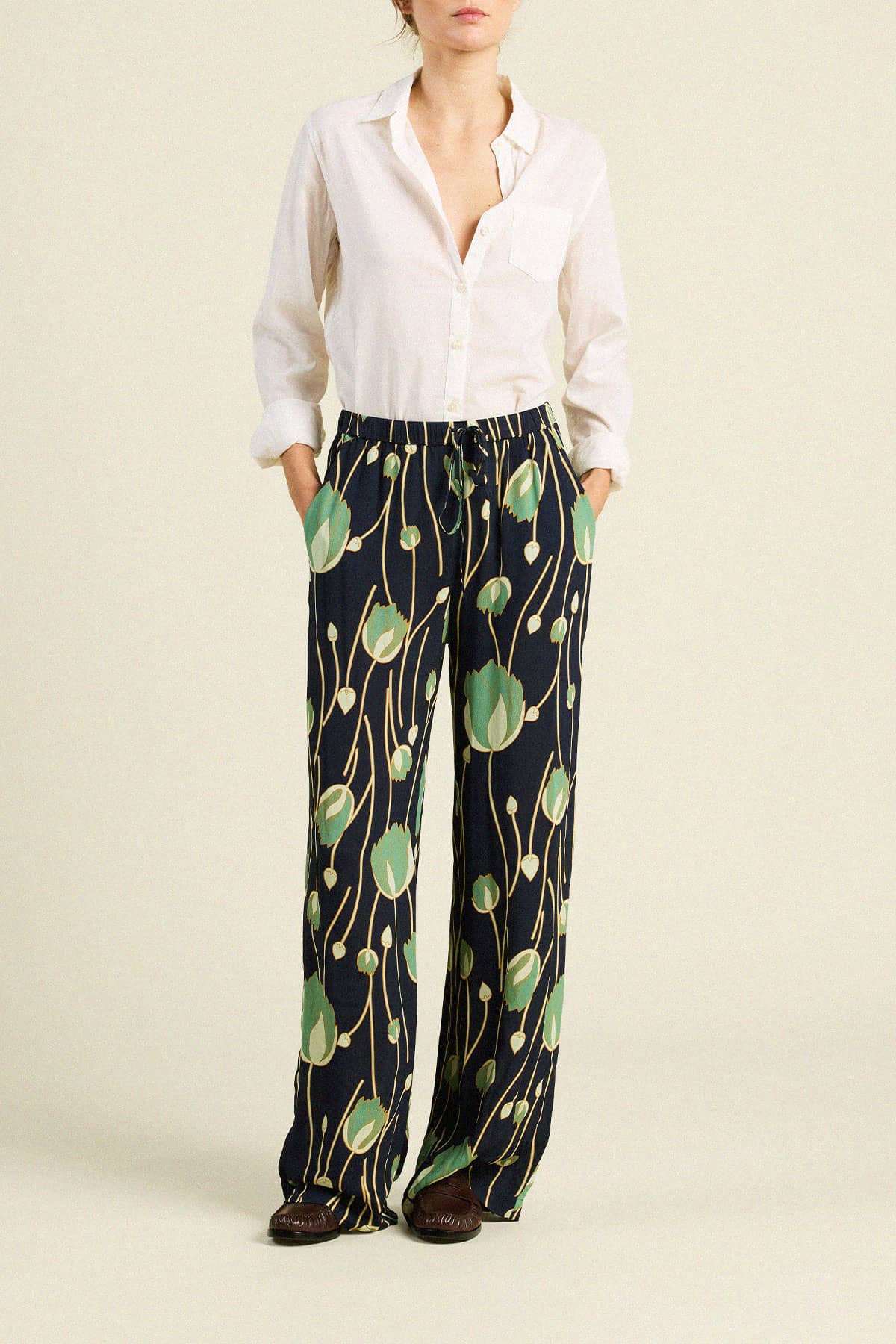 Vera Pant Jade Tulip