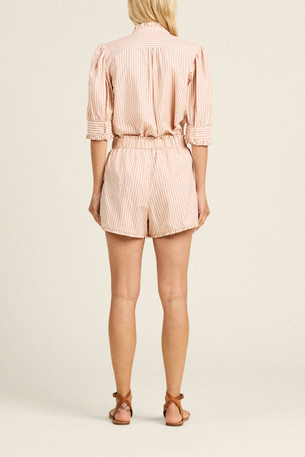 Noah Blouse Maple Stripe