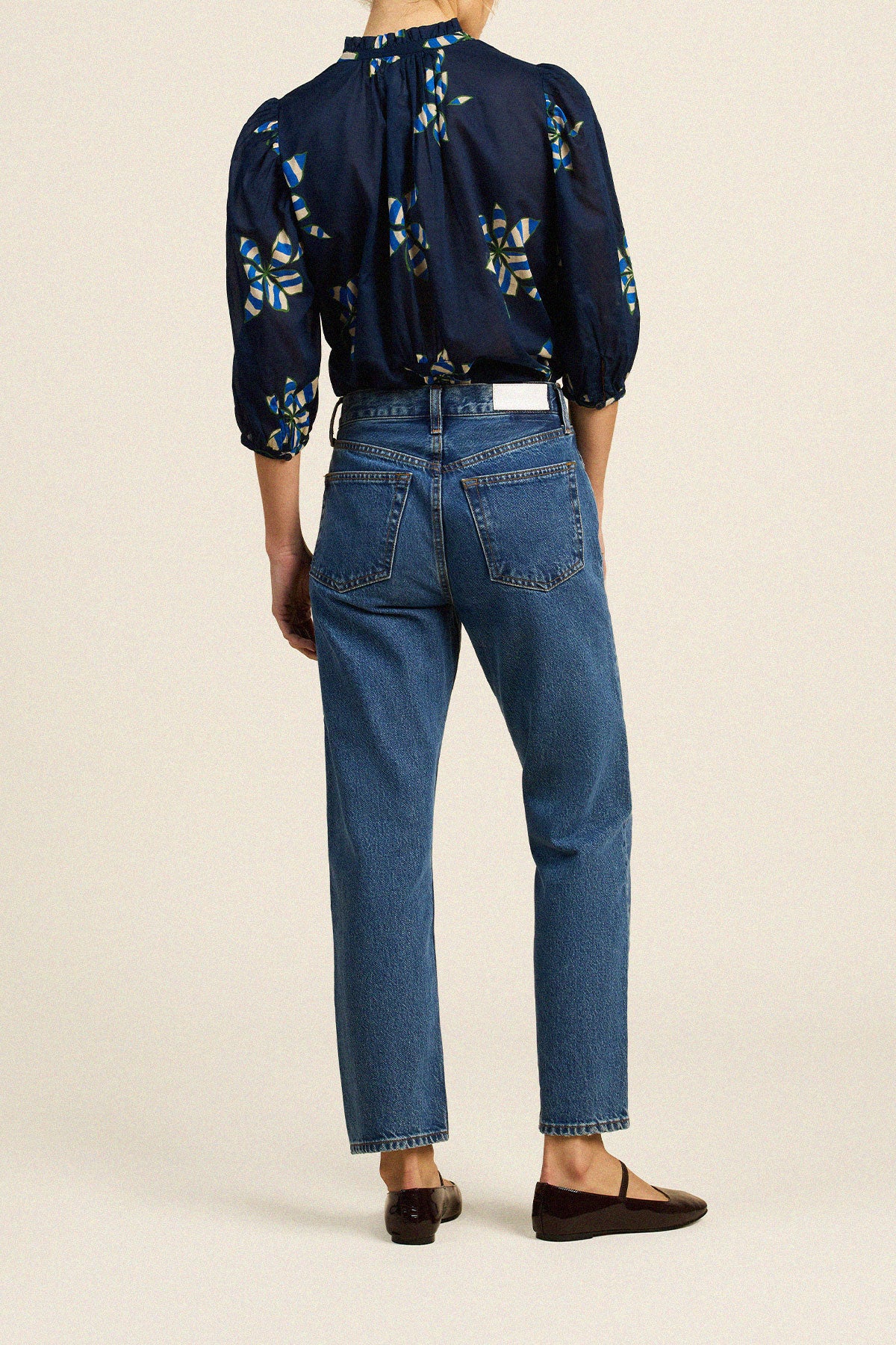 Trovata Orly blouse in Mod Botanica, cotton — view 5