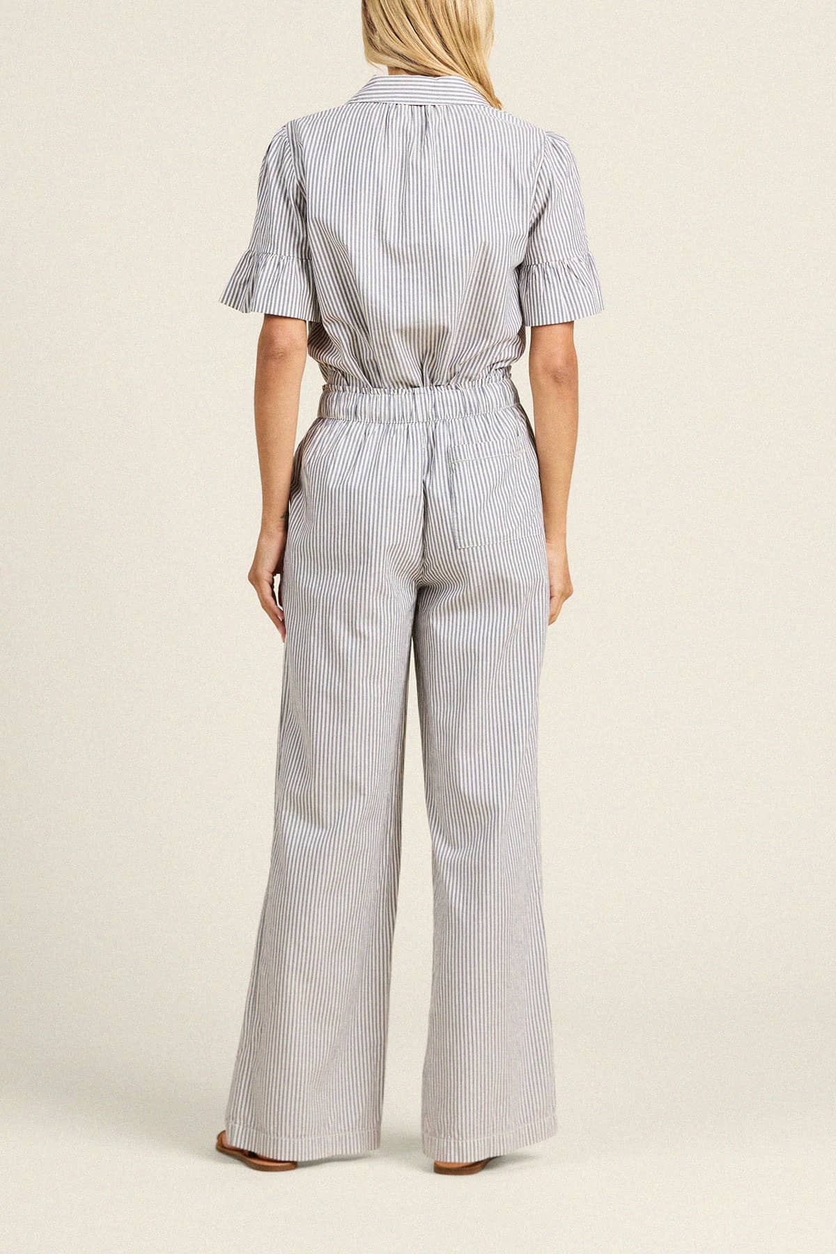 Vera Pant Navy Stripe