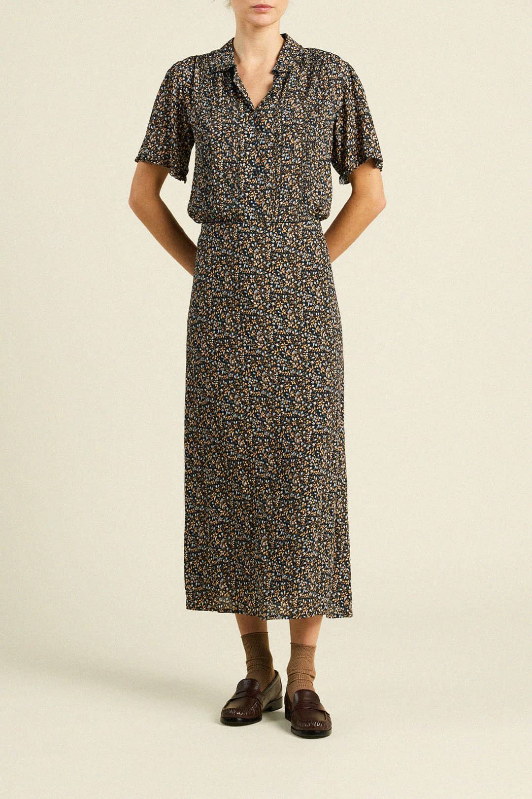 Demi Skirt Nightshadow Ditsy