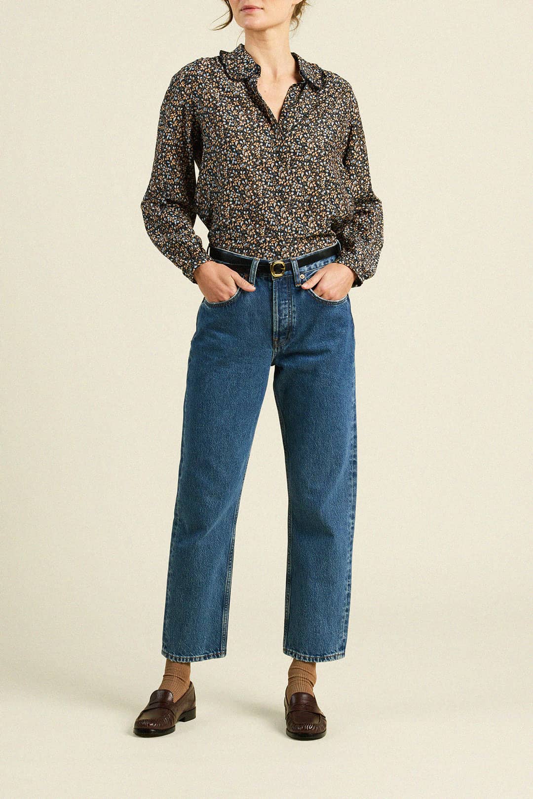 Kinsley Blouse Nightshadow Ditsy