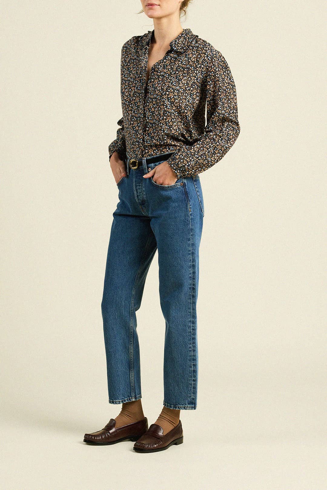Kinsley Blouse Nightshadow Ditsy