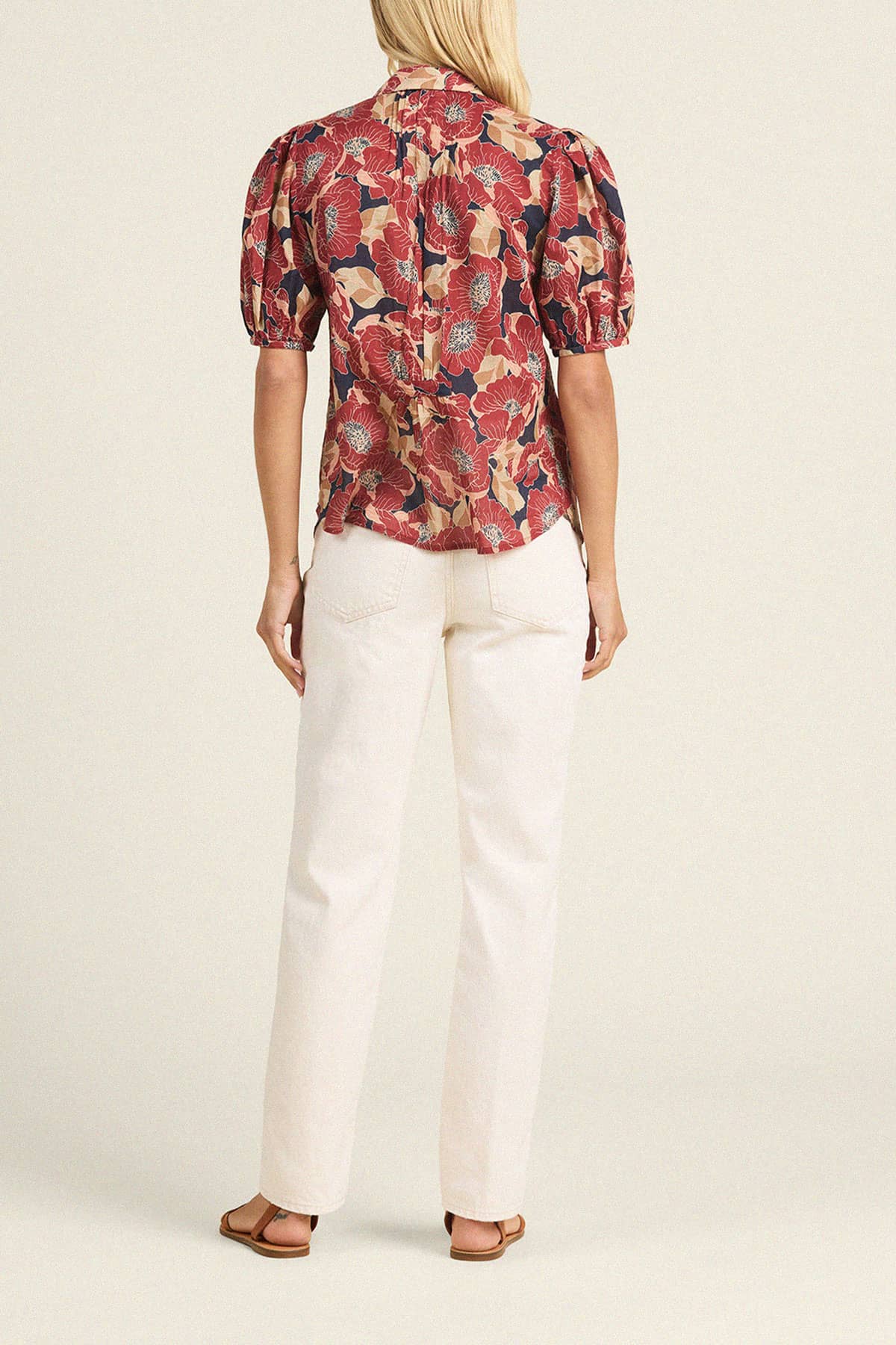 Nadine Blouse Oleander Rouge