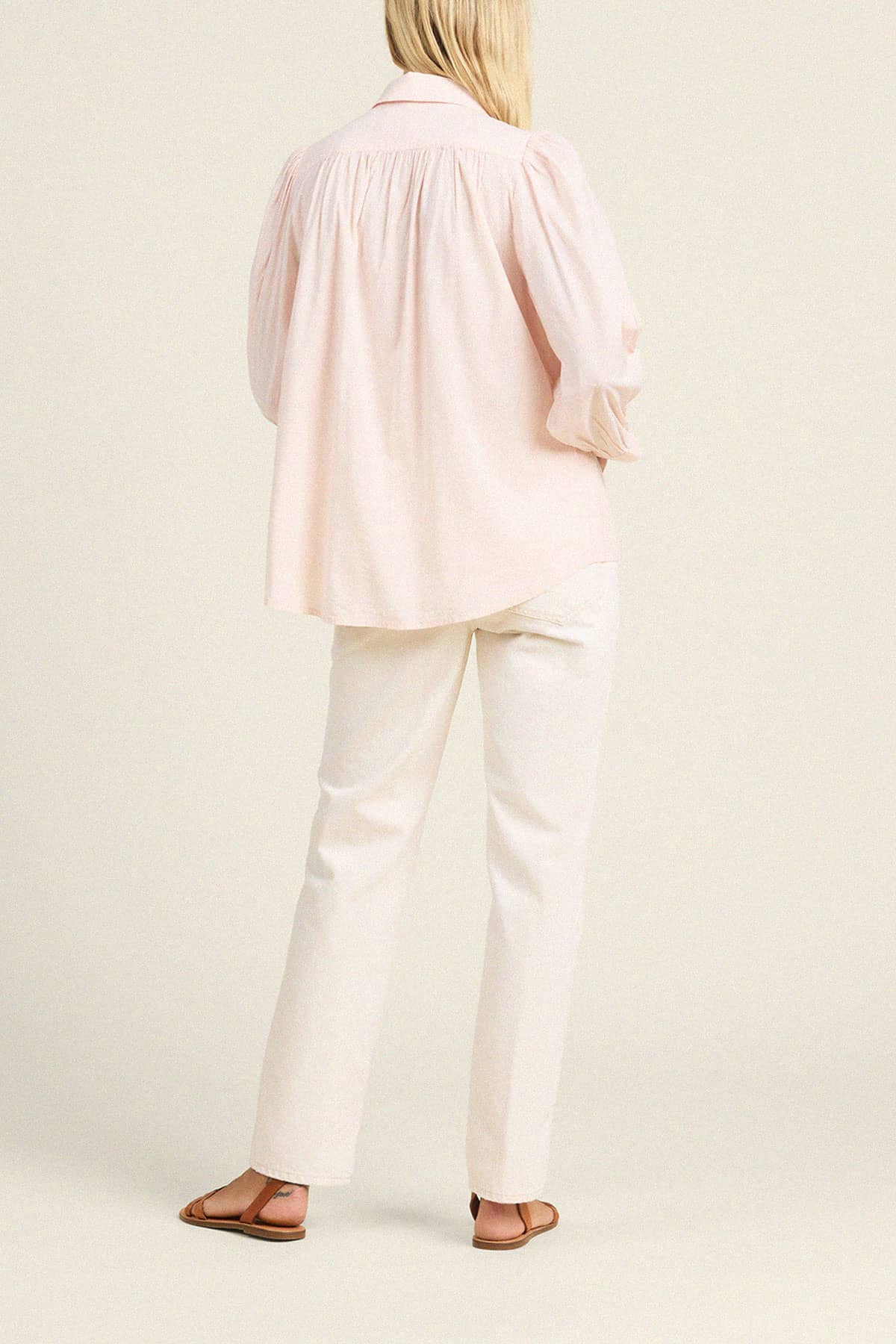Zola Blouse Pink Micro Stripe