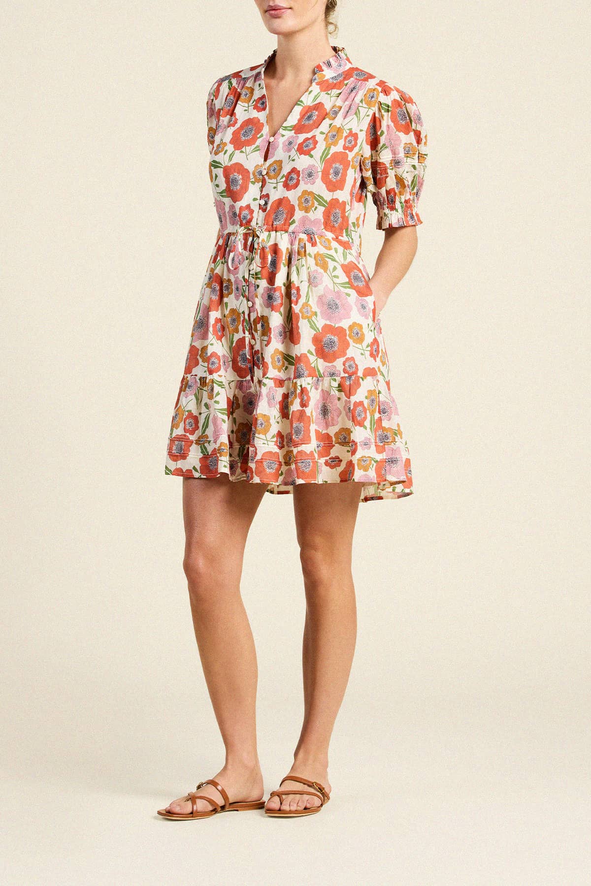 Phoebe Dress Poppy Costa
