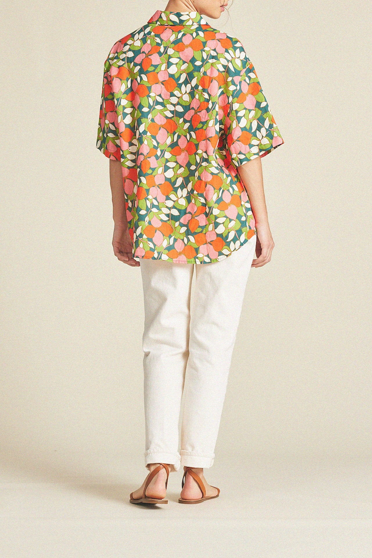 Sienna Shirt Rainforest Linen