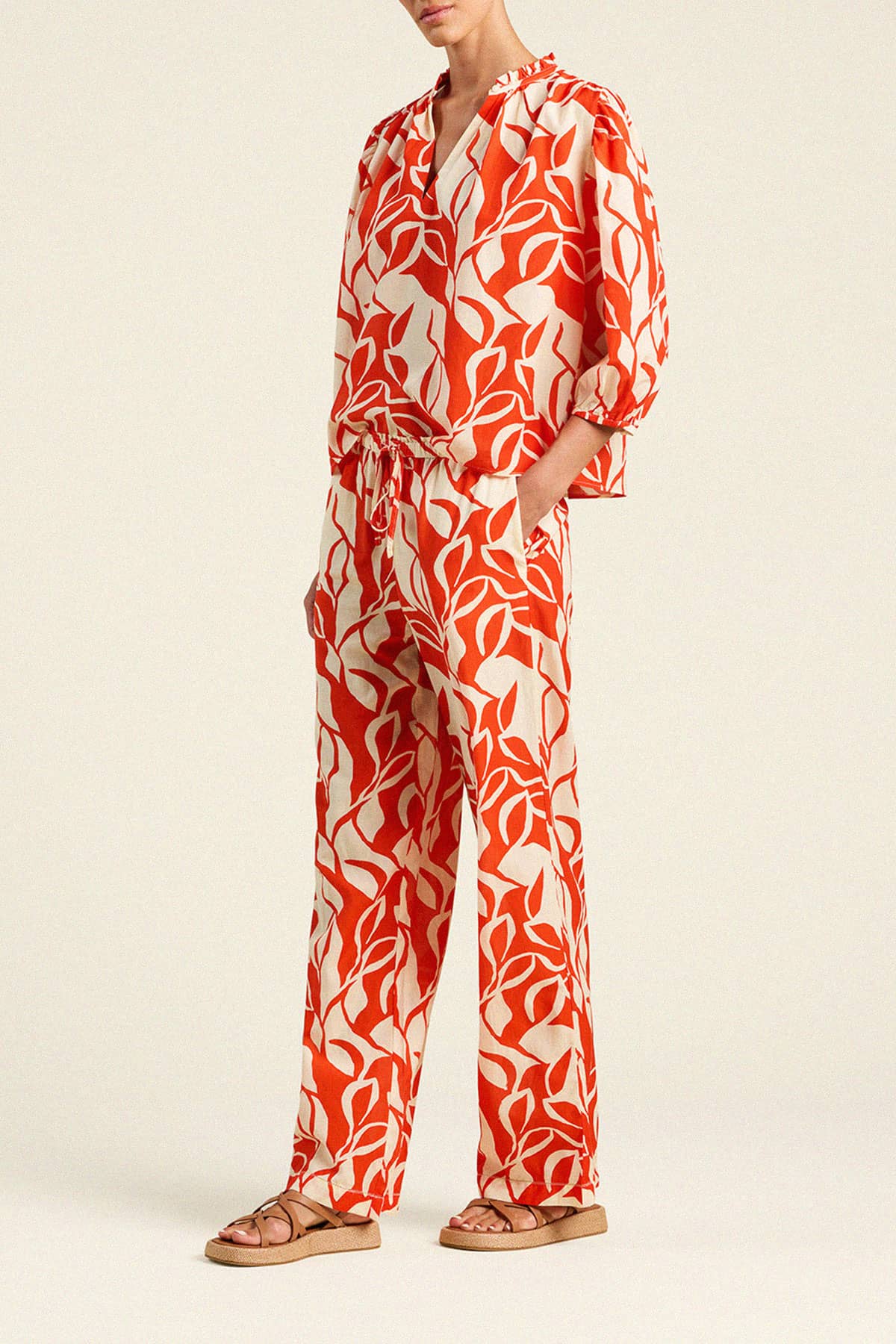 Vera Pant Red Amaranta