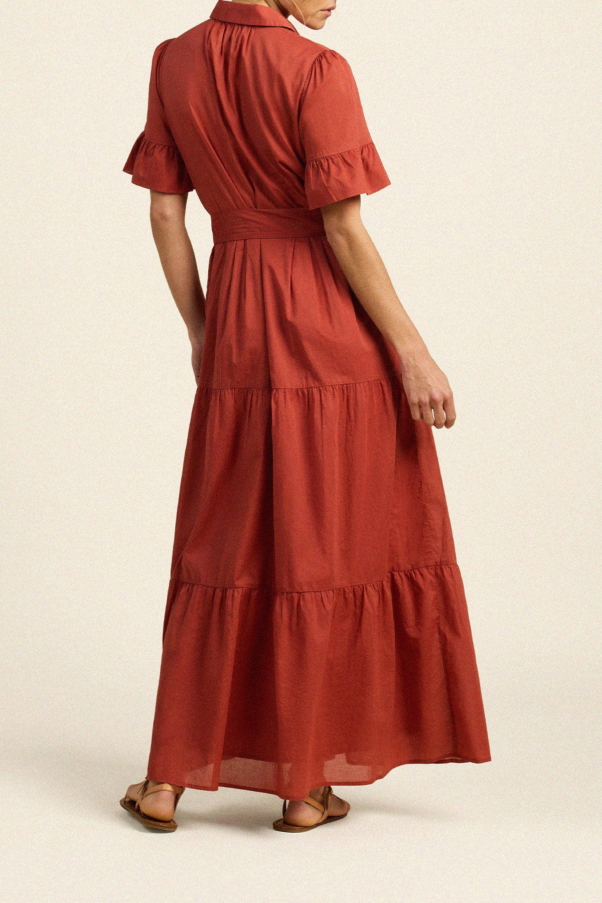 Martine Dress Rusty Orange