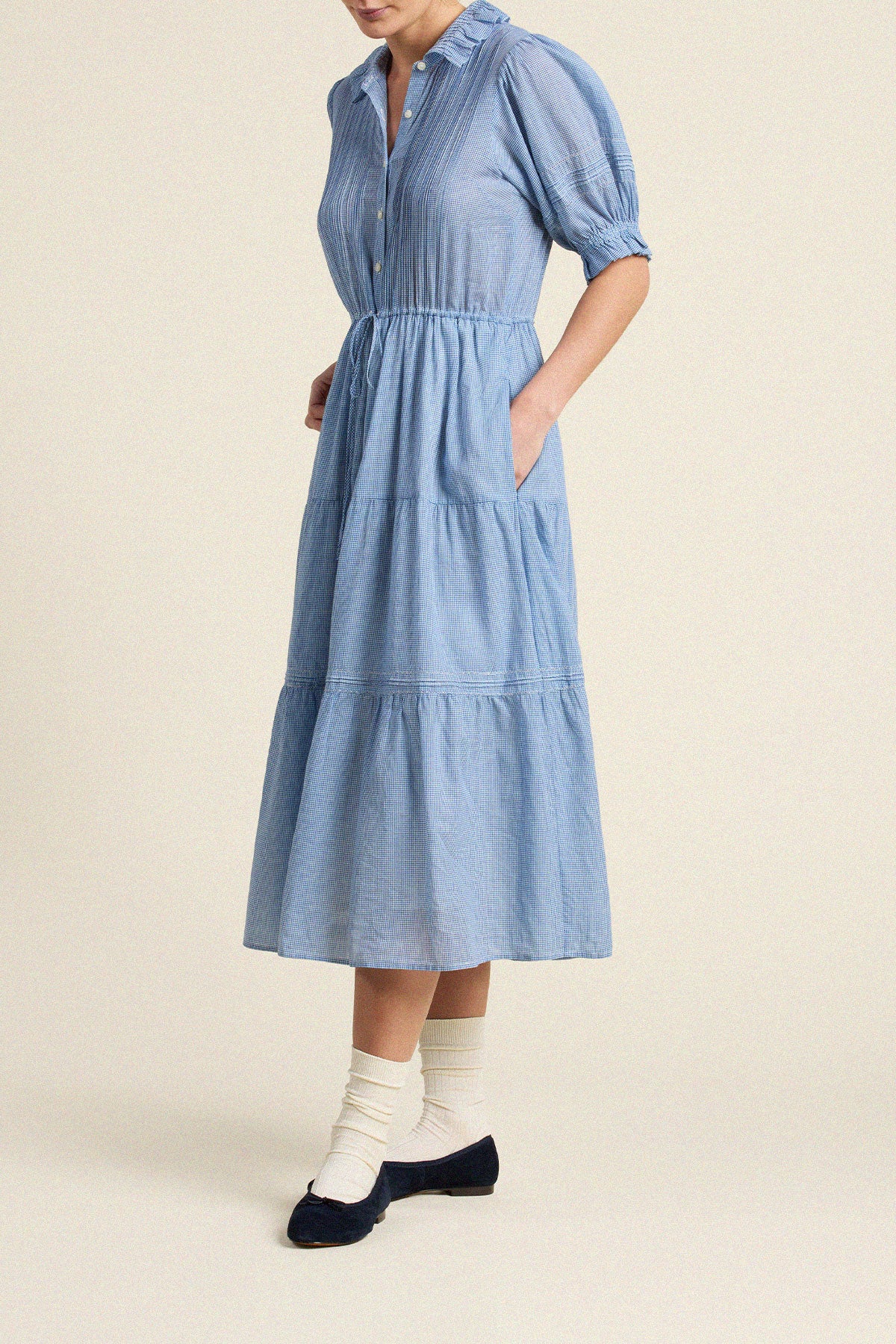 Trovata Elodie dress in Seabrook Gingham, cotton — view 4