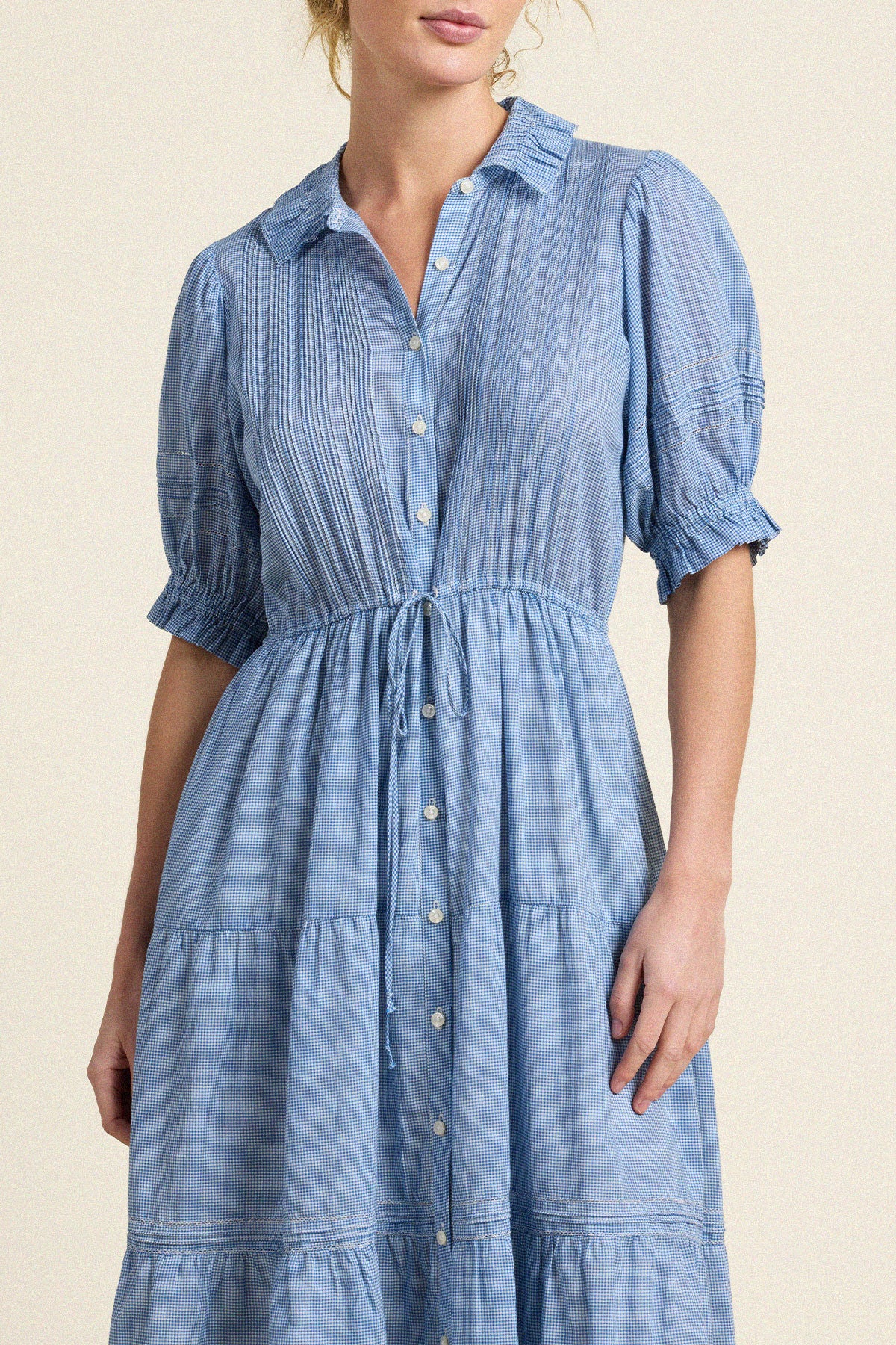 Trovata Elodie dress in Seabrook Gingham, cotton — view 2
