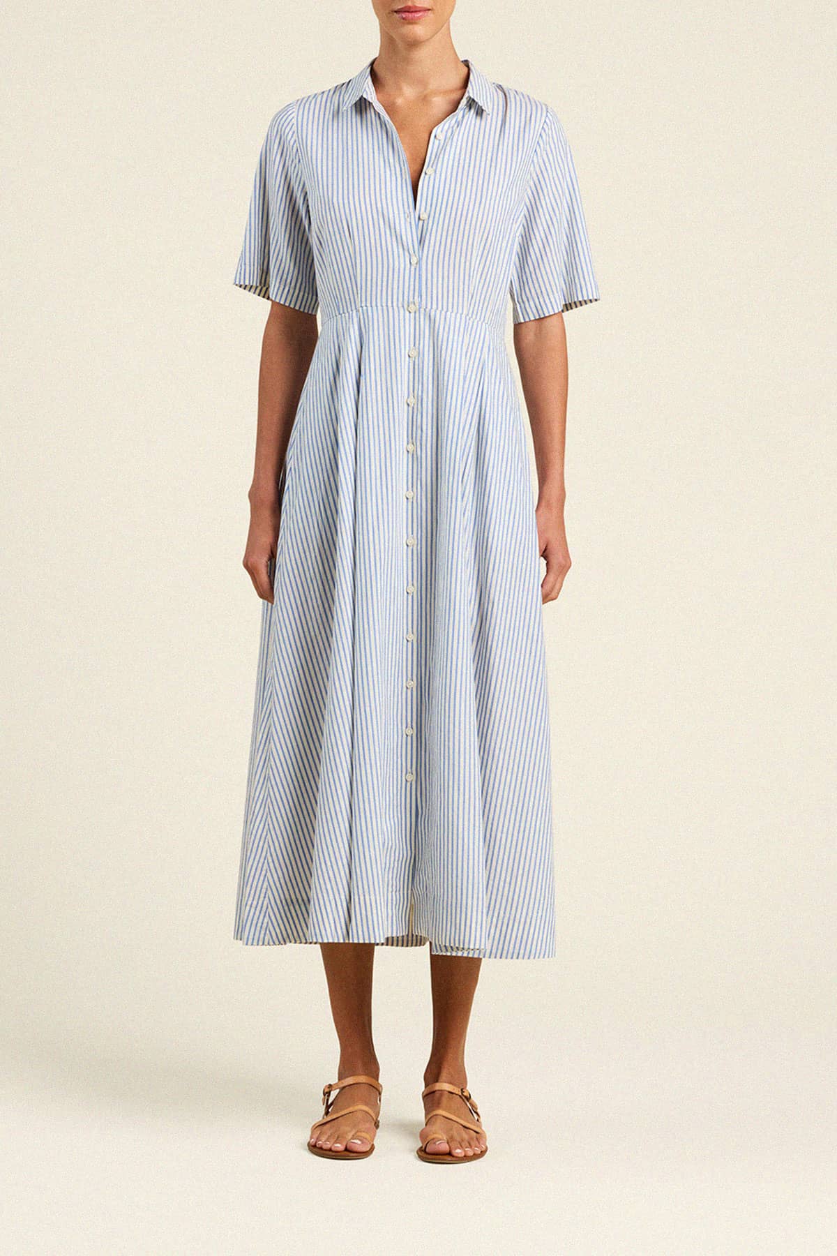 Aster Dress Seaside Stripe