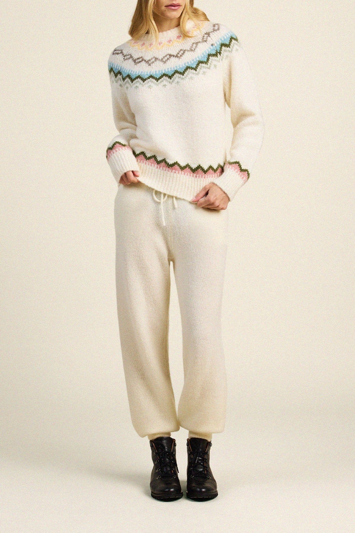 Trovata Anouk sweater in AW Fairisle, alpaca-wool blend — view 4