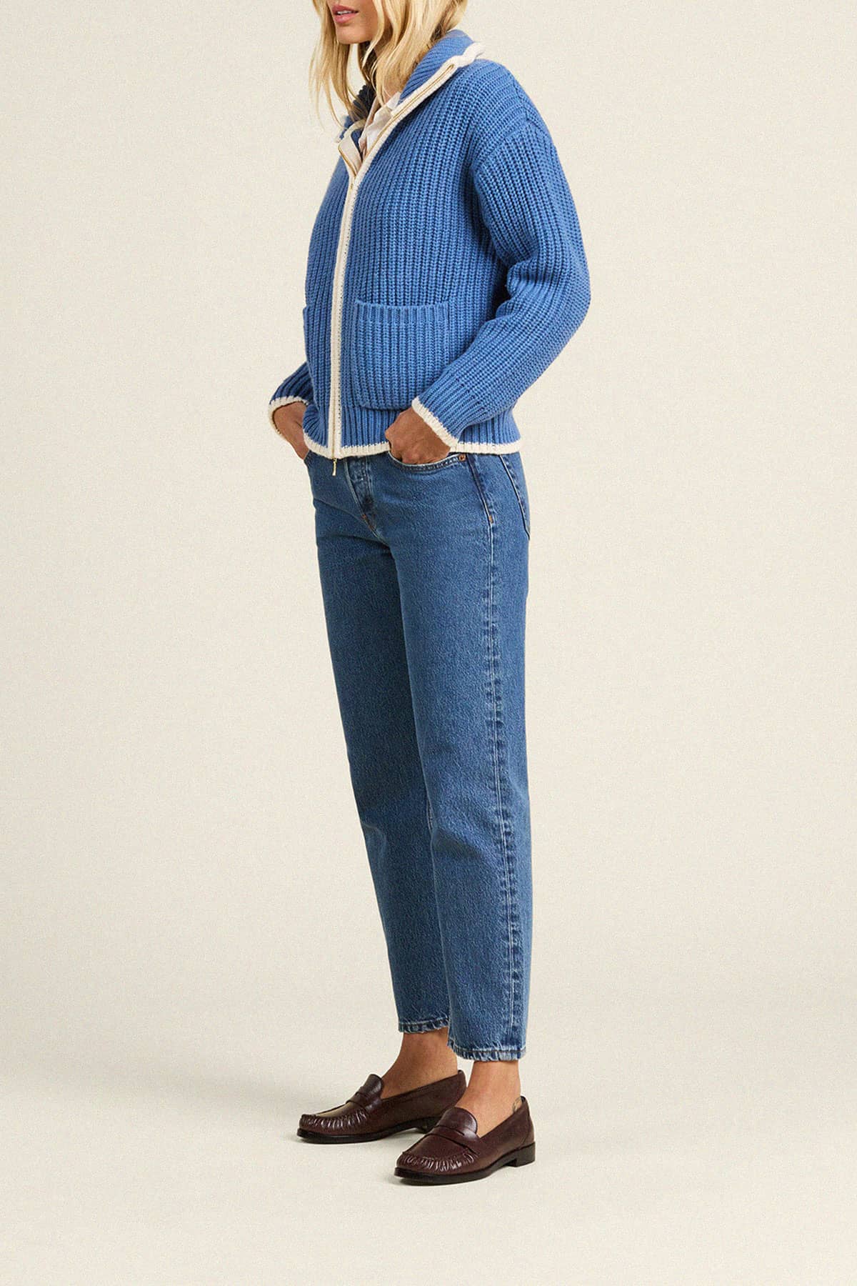 Zita Cardigan Blue