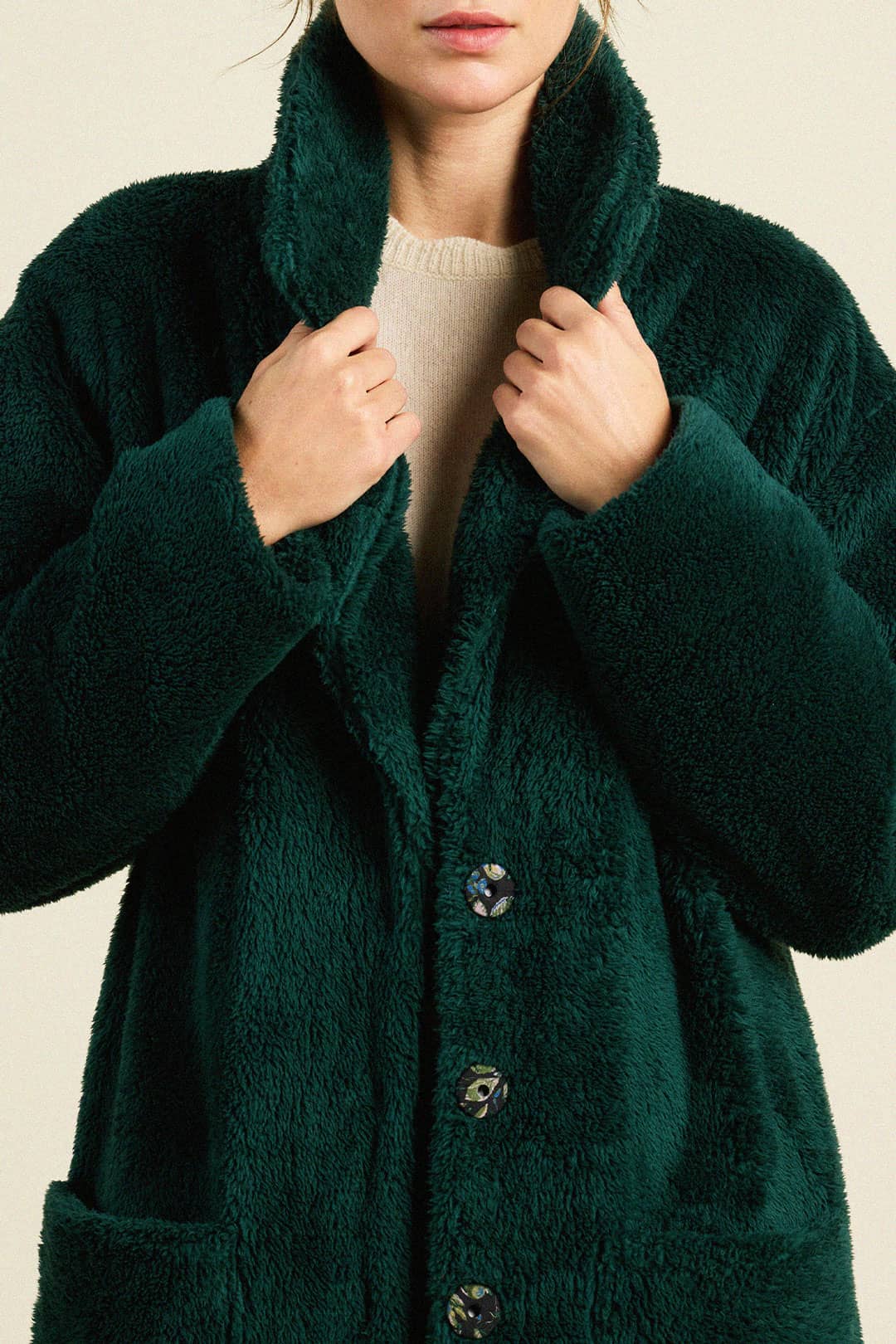 Obriana Coat Ponderosa Fleece