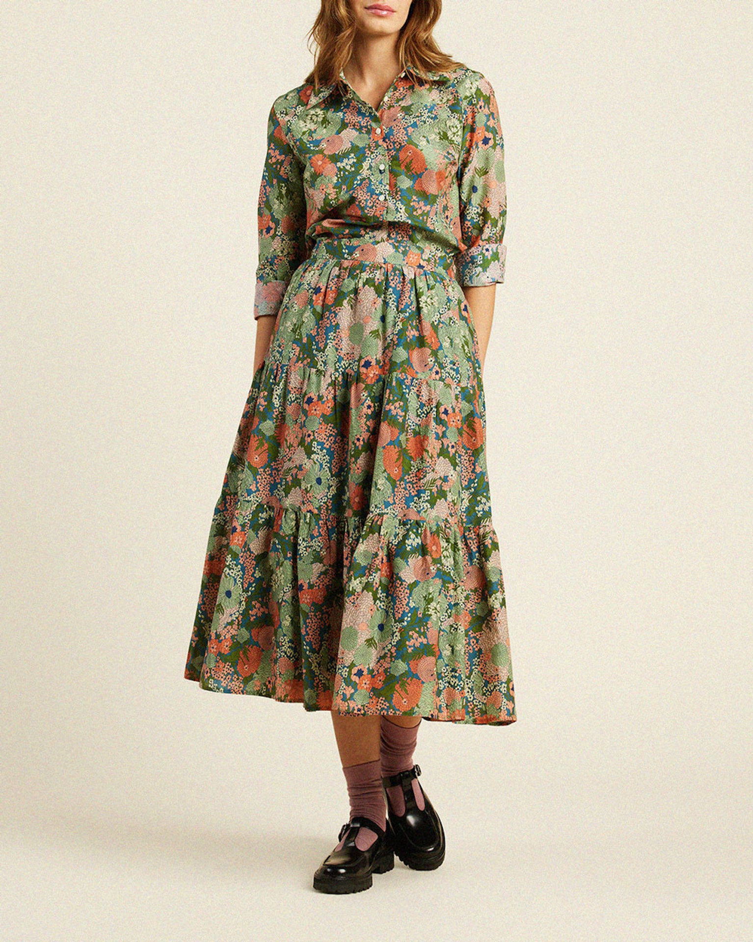 Makena "C" Skirt Tranquil Mist