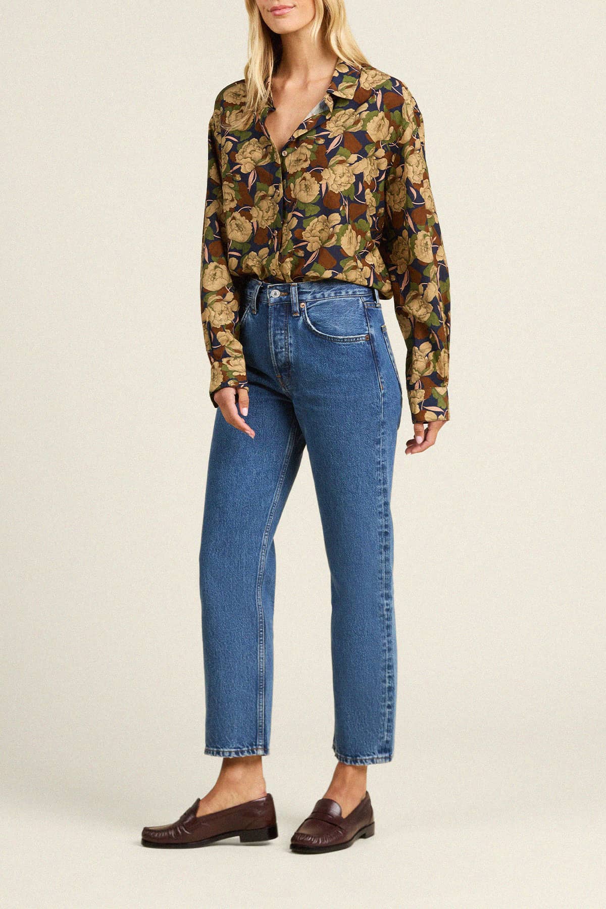 Emilia Oversized Shirt Verbena Vail