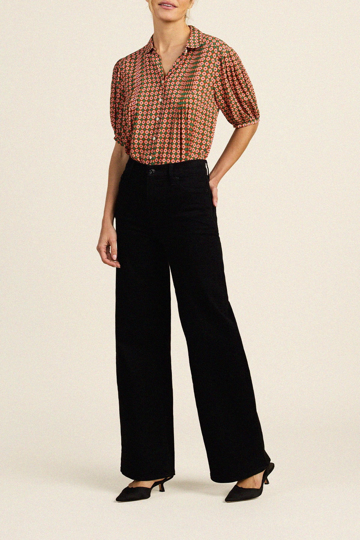 Trovata Nadine blouse in Vintage Parlor, viscose — view 4