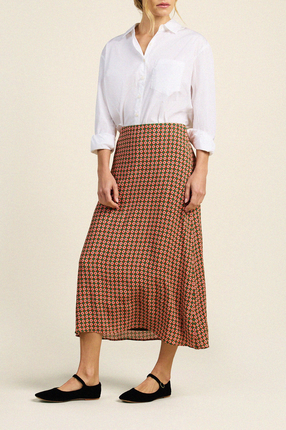 Trovata Demi skirt in Vintage Parlor, viscose — view 3