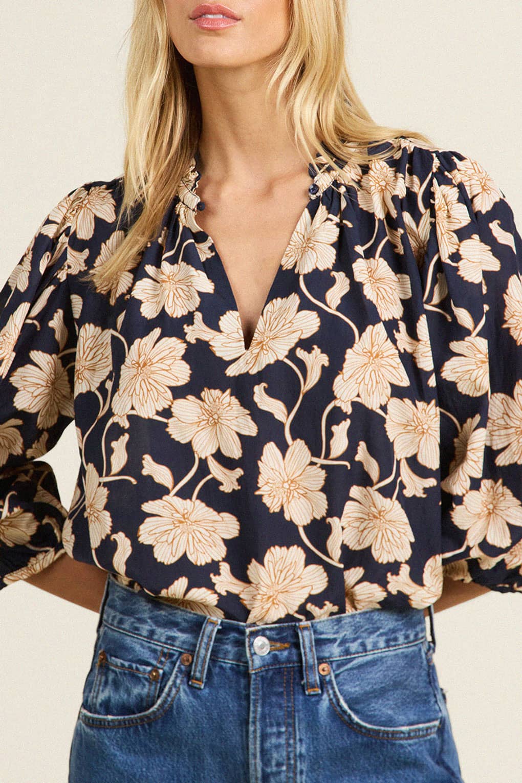Orly Blouse Viola Nocturne