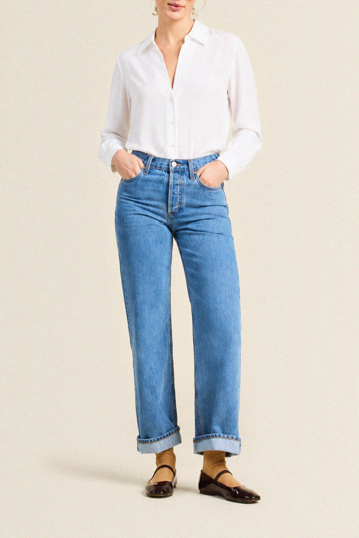 Trovata Justine blouse in White, cotton — view 2