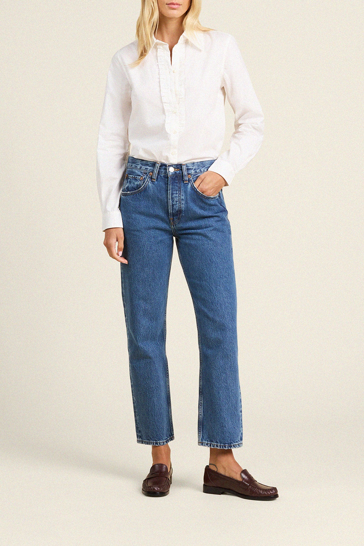 Ava Shirt White