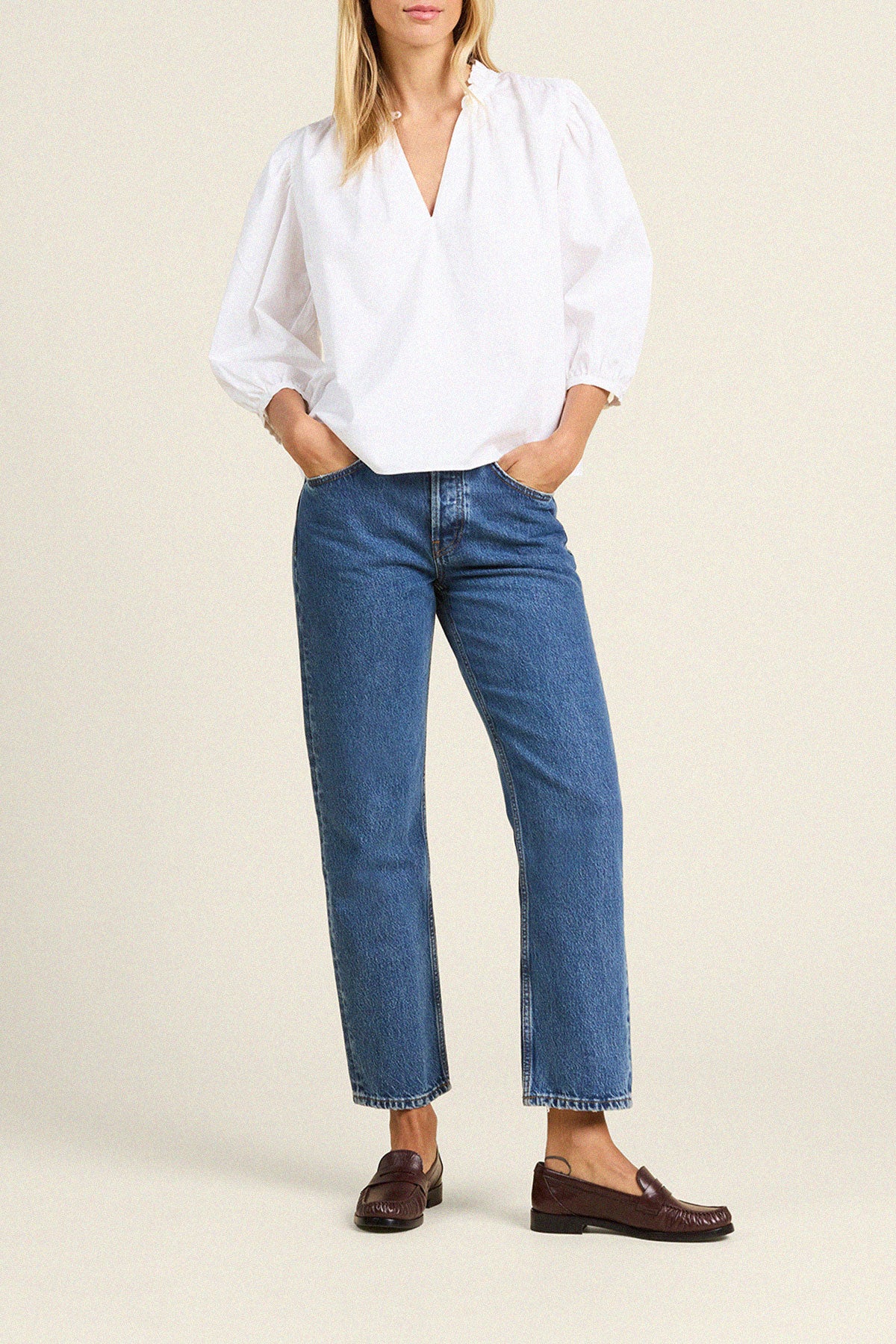 Orly Blouse White