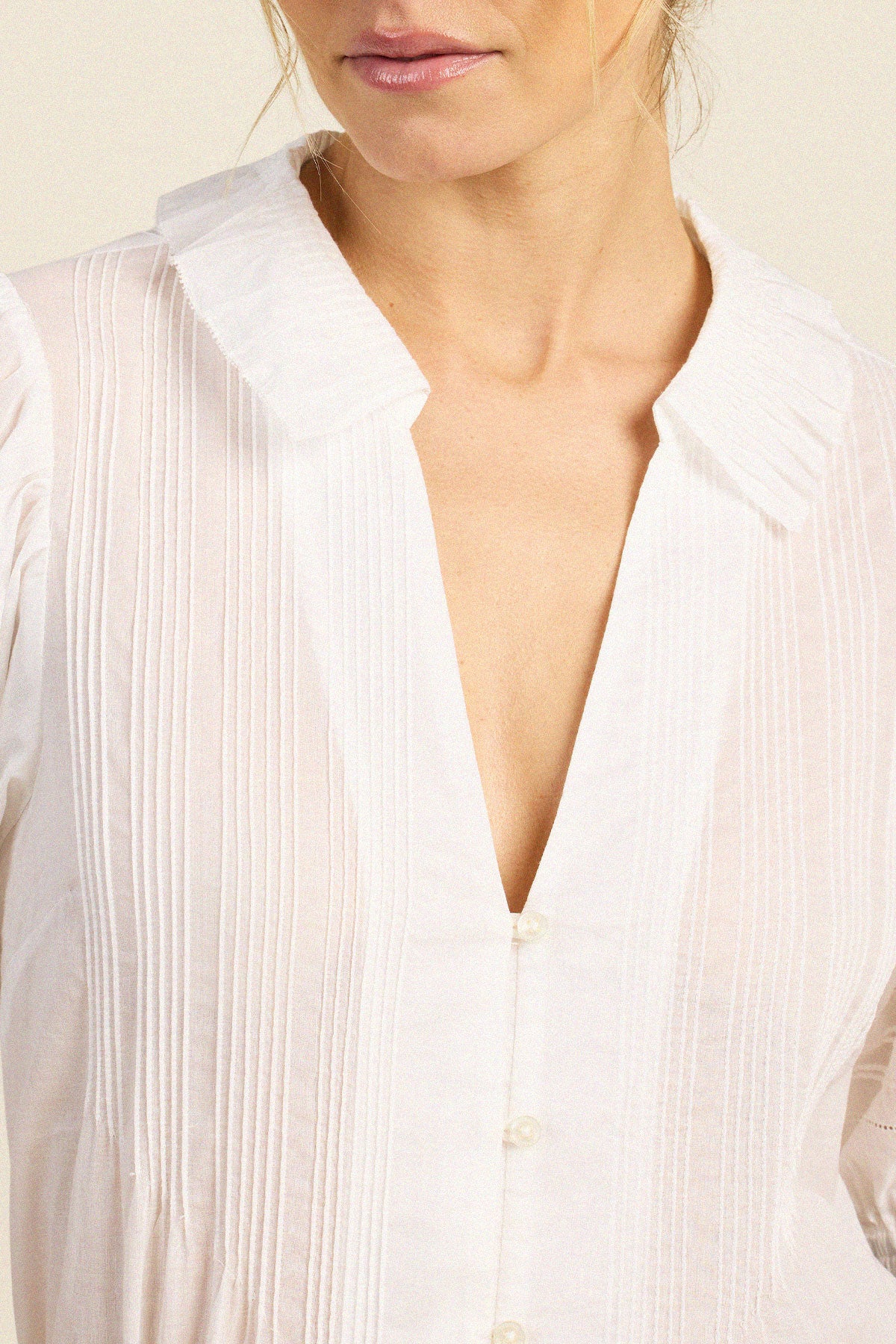 Trovata Amelie blouse in White, cotton — view 2