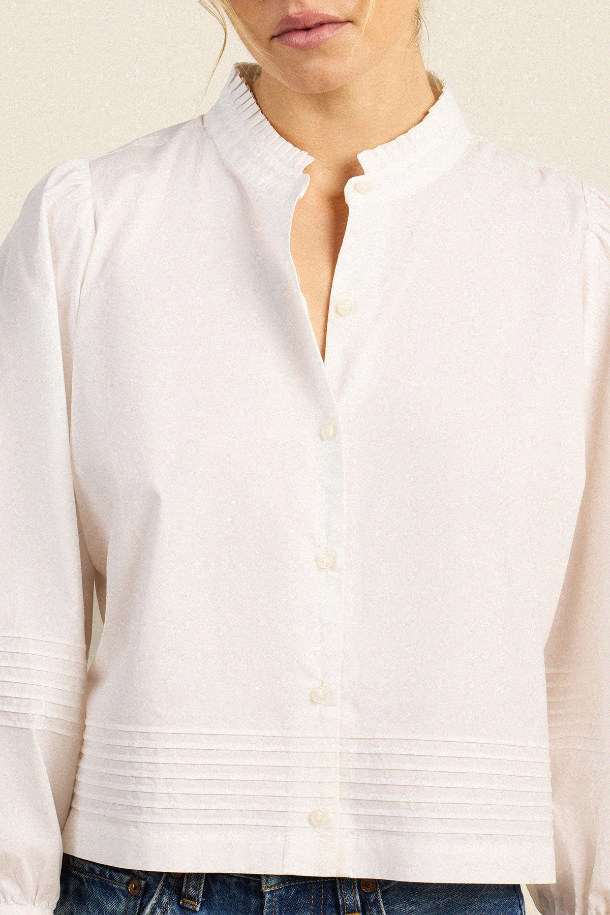 Trovata Bria shirt in White, cotton — view 2