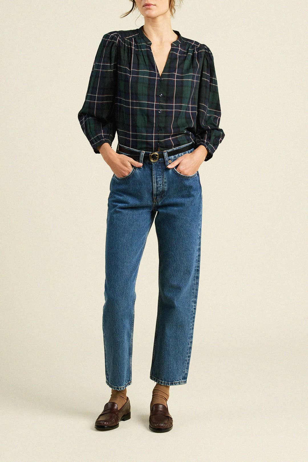 Maisey Blouse Windsor Plaid