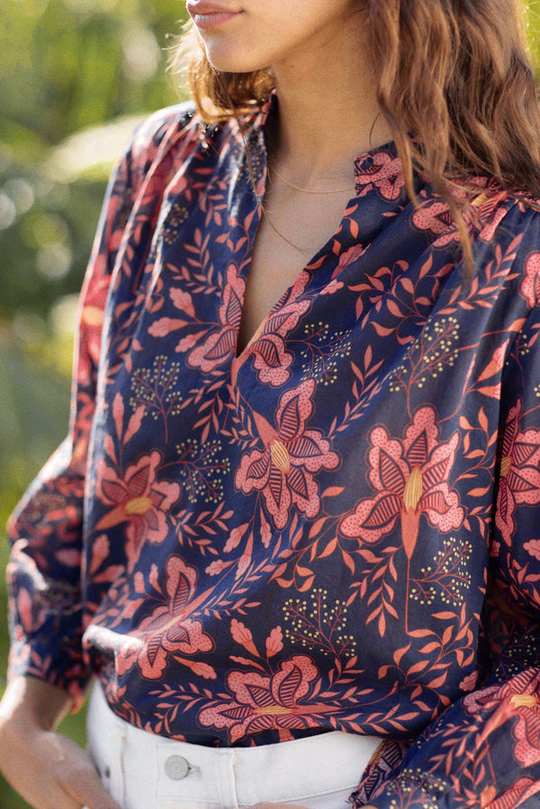 Bailey Blouse Pink Geranium
