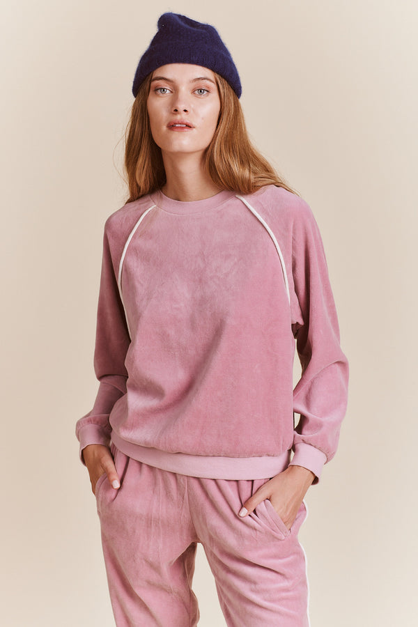 Hagen Pullover Mauve Velour