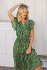Kristi Dress Green Ivy