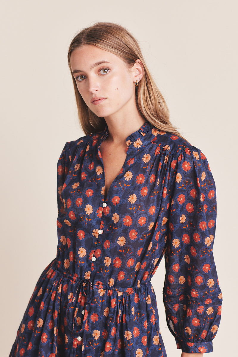 Yulia Shirtdress Blue Aster
