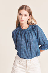Sheila Blouse Mazarine Ditsy