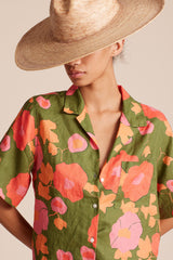 Nico Shirt Papaya Bloom