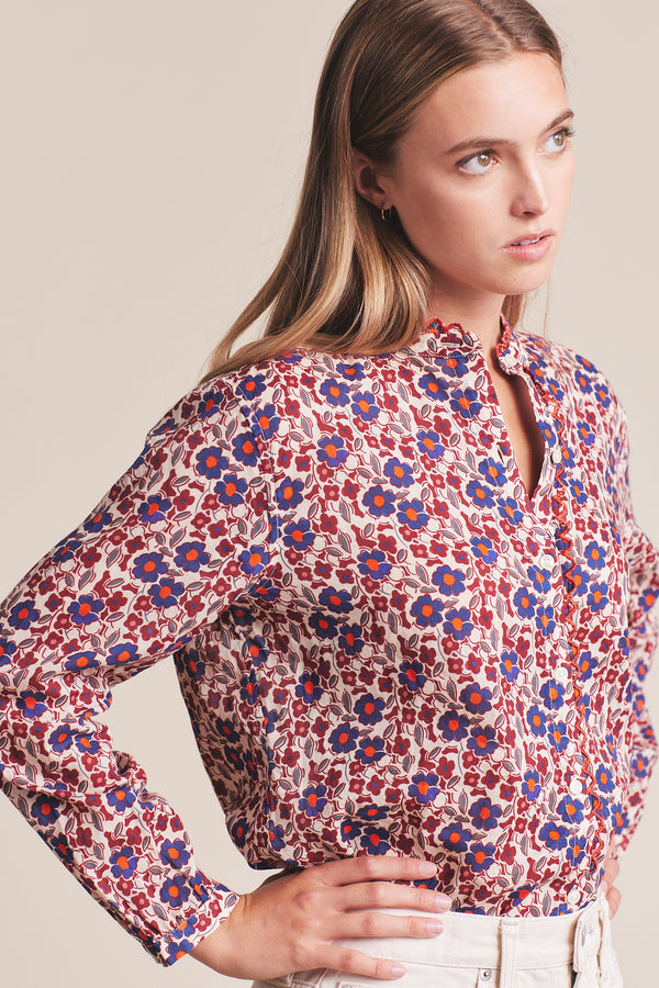 Helena Shirt Perennial Floral